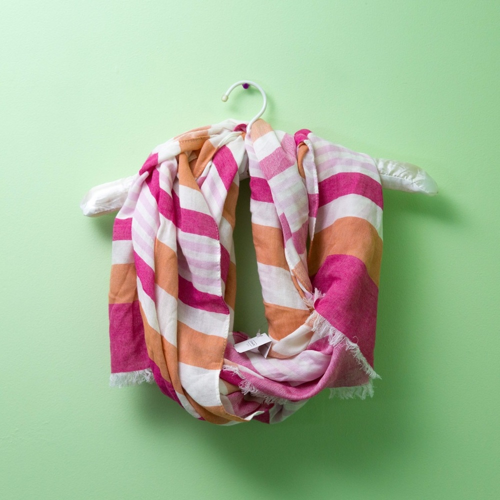 Striped Coach scarf
